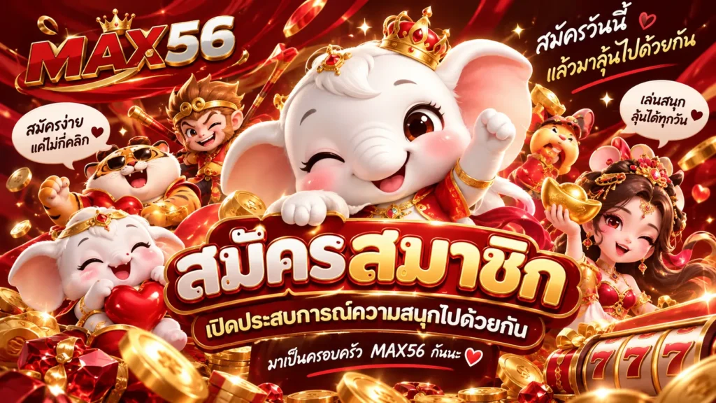 สมัครสมาชิก MAX56